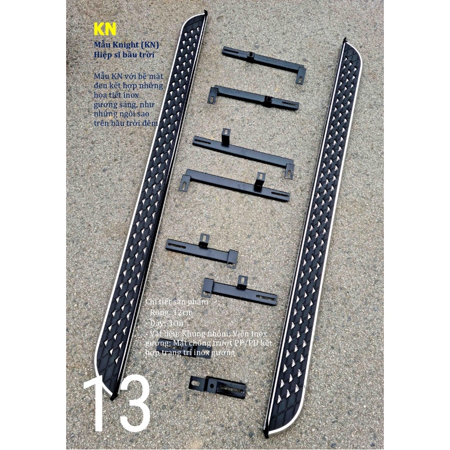 Bậc lên xuống bệ bước chân xe Kia Sedona MỚI NHÂT Tự lắp tại nhà