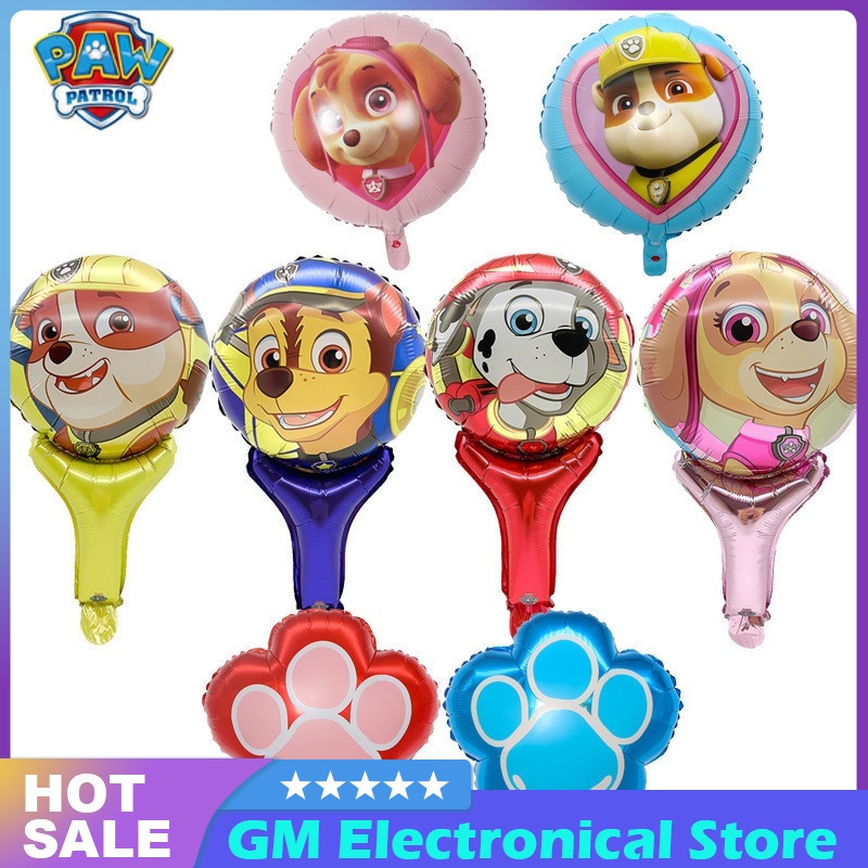 🎄🎄Mini Paw Patrol bóng bay Anime bóng dính Paw tuần tra đồ chơi trang trí sinh nhật trang trí tiệc bên Nguồn cung cấp sự kiện