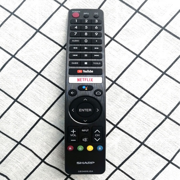Bảng giá Remote điều khiển tivi Sharp có giọng nói GB346WJSA hàng tốt.