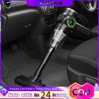 magideal Digital Display Handheld Vacuum High Power Suction Portable Car Vacuum Lightweight Portable Dust Cleaner Washable Filter for Desktop