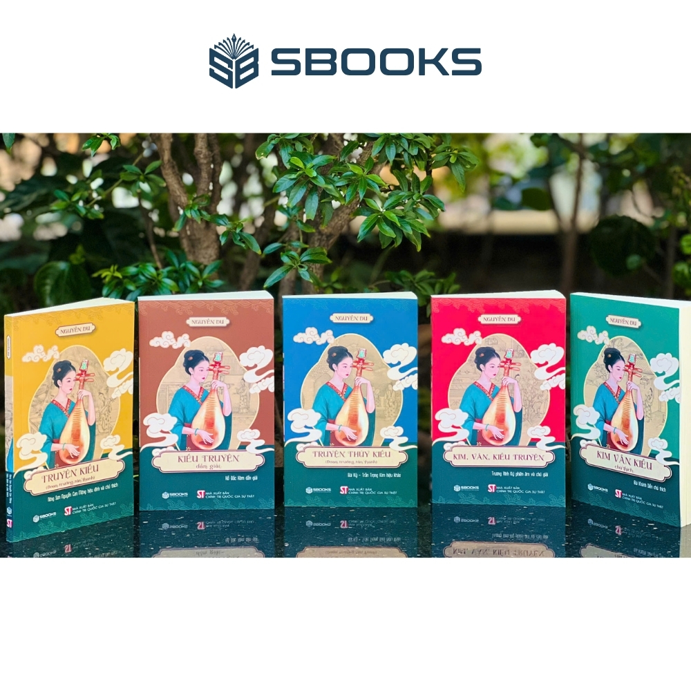 Combo 5 Cuốn Sách Truyện Kiều - Đại Thi Hào Nguyễn Du - SBOOKS