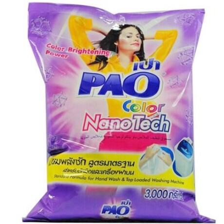 Bột Giặt PAO 3kg Hàng Chuẩn Thái Lan