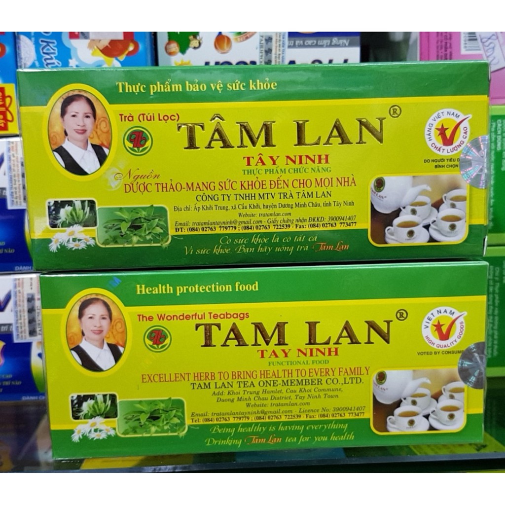 Trà tâm lan - tam lan tây ninh hộp 30 gói