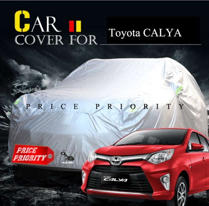 PROMO- BODY COVER / SARUNG MOBIL TOYOTA CALYA POLYESTHER WATERPROOF - DIVHARA SHOP Harga 184,000 rupiah*Gratis Ongkir
