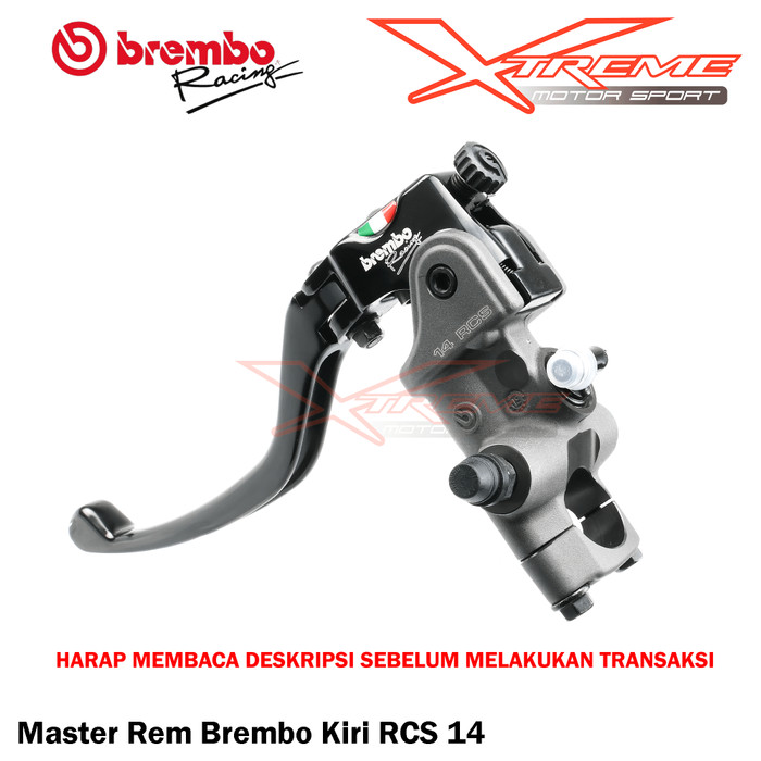MASTER REM BREMBO KIRI / KANAN RCS 14 15 16 17 19 / CORSA CORTA BREMBO ITALY Harga 15,665,000 rupiah*Gratis Ongkir