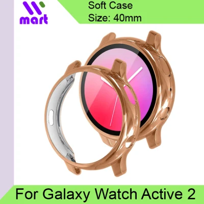 Watch Case 40mm for Galaxy Watch Active2 Case Soft TPU Cover Compatible for Galaxy Watch Active 2 40mm