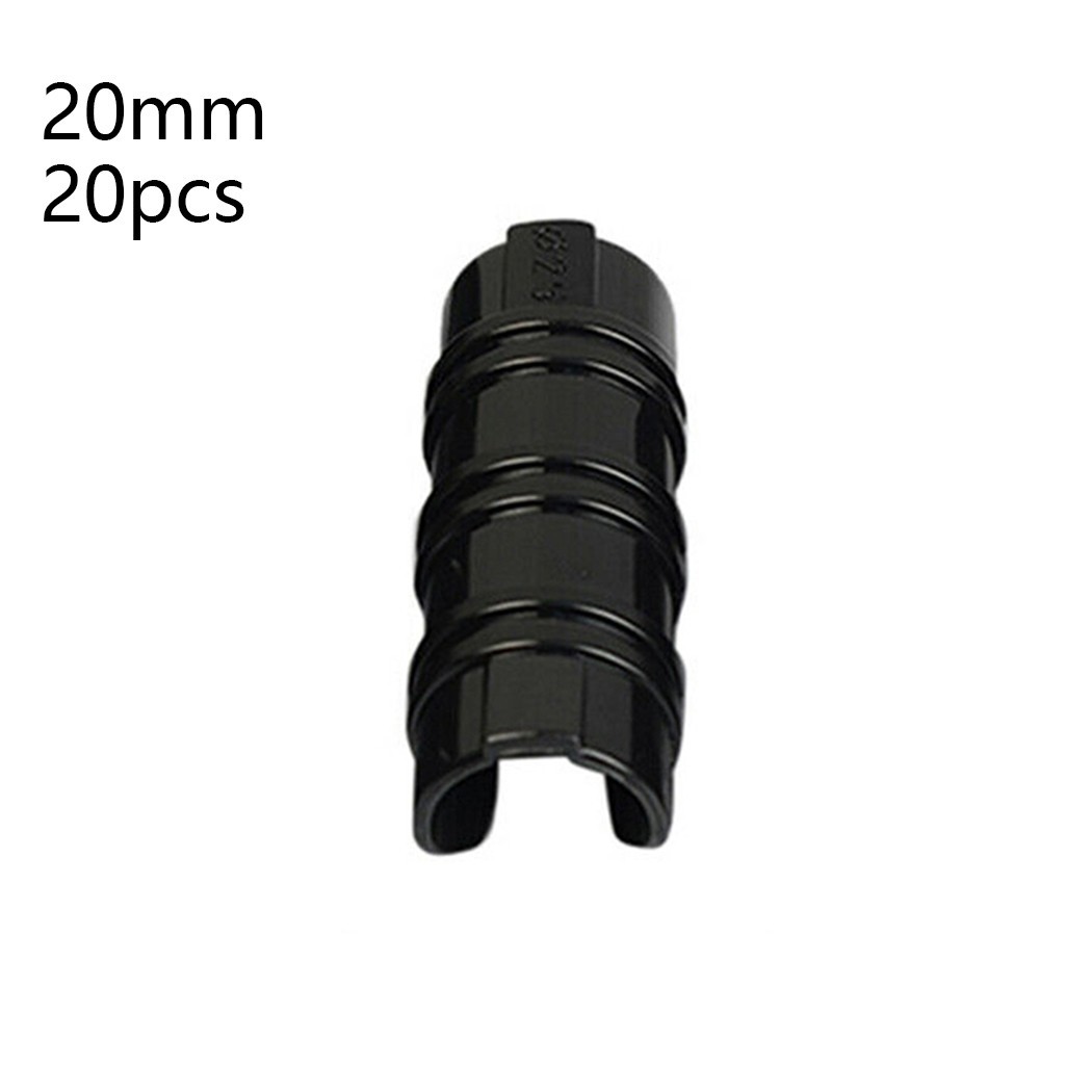 Hozzby kẹp nhà kính màu trắng kẹp phim 19mm 20x25mm Lưới che nắng nhà máy ống nhựa [Hàng có sẵn]
