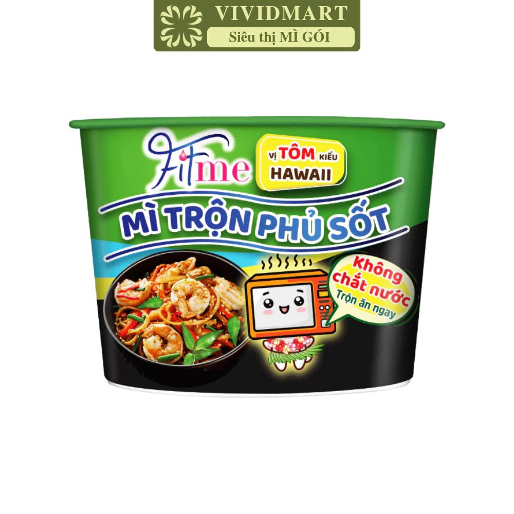 [TÔ LẺ] - THIEN HUONG FOOD - Mì tô trộn phủ sốt Fitme hương vị tôm kiểu Hawaii, Mì tô trộn Fitme tôm kiểu Hawaii (110g/tô)