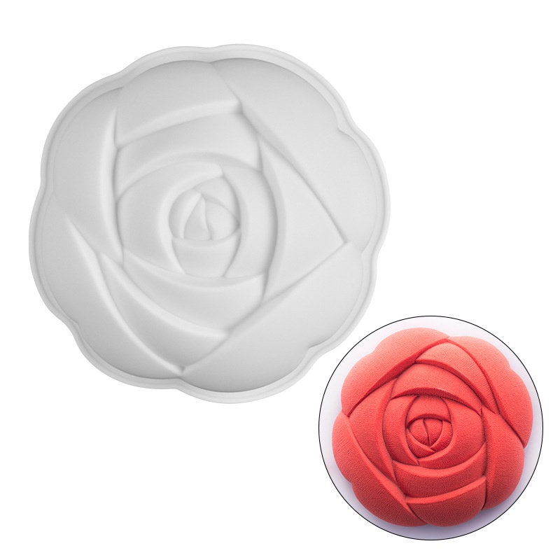 3D Rose Silicone Cake Mold Silicone Baking Pan Cake Decorating Tools Pastry Mould Design Baking Dish Bakeware