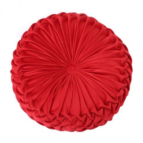 yingke Pumpkin Pillow Comfortable Multifunctional Stuffed Fold Pattern Round Wheel Pillow For Kids