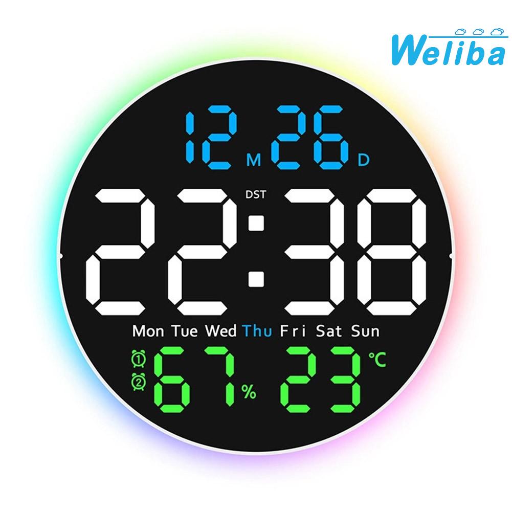 【BEAUROOM】 Easily Adjustable LED Wall Clock with Remote Control & Date Display Option [good day][New product release] ราคา 1,476 บาท*ส่งฟรี