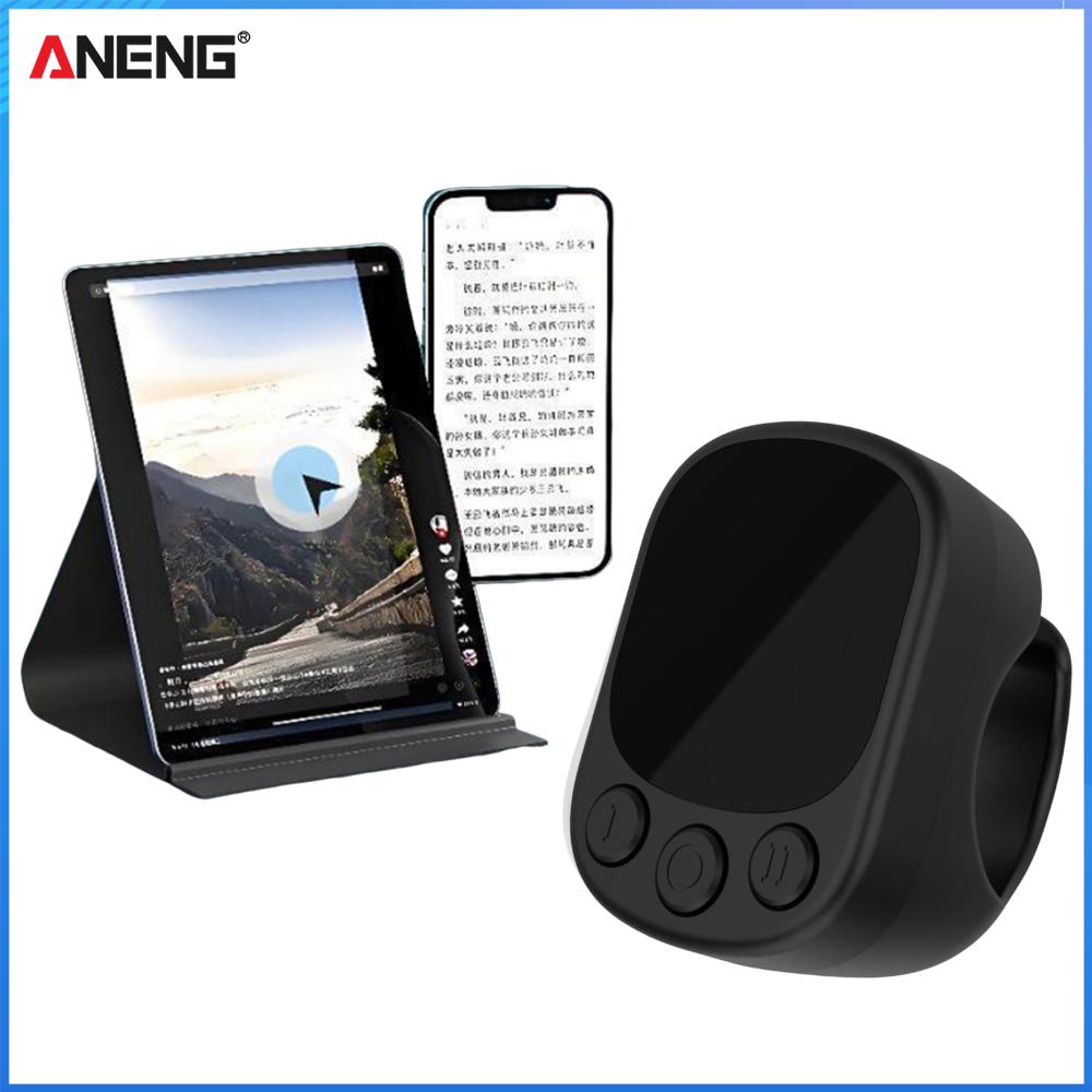 【Aneng】 điều khiển từ xa màn trập Camera BT từ xa điều khiển từ xa di chuyển vòng màn hình cảm ứng trang Turner cho Iphone Android
