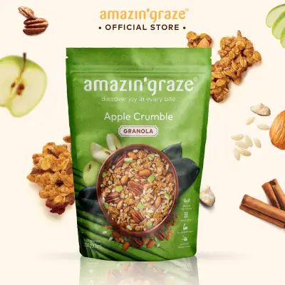 Amazin' Graze Apple Crumble Granola 250g - Halal Certified