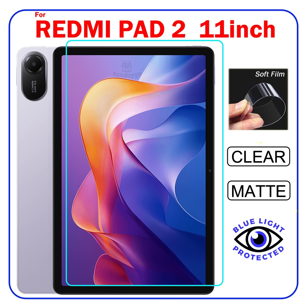 BROTECT 2 Stuks Antireflecterende Beschermfolie voor Xiaomi Redmi Pad SE Anti-Glare Screen Protector, Mat, Ontspiegelend