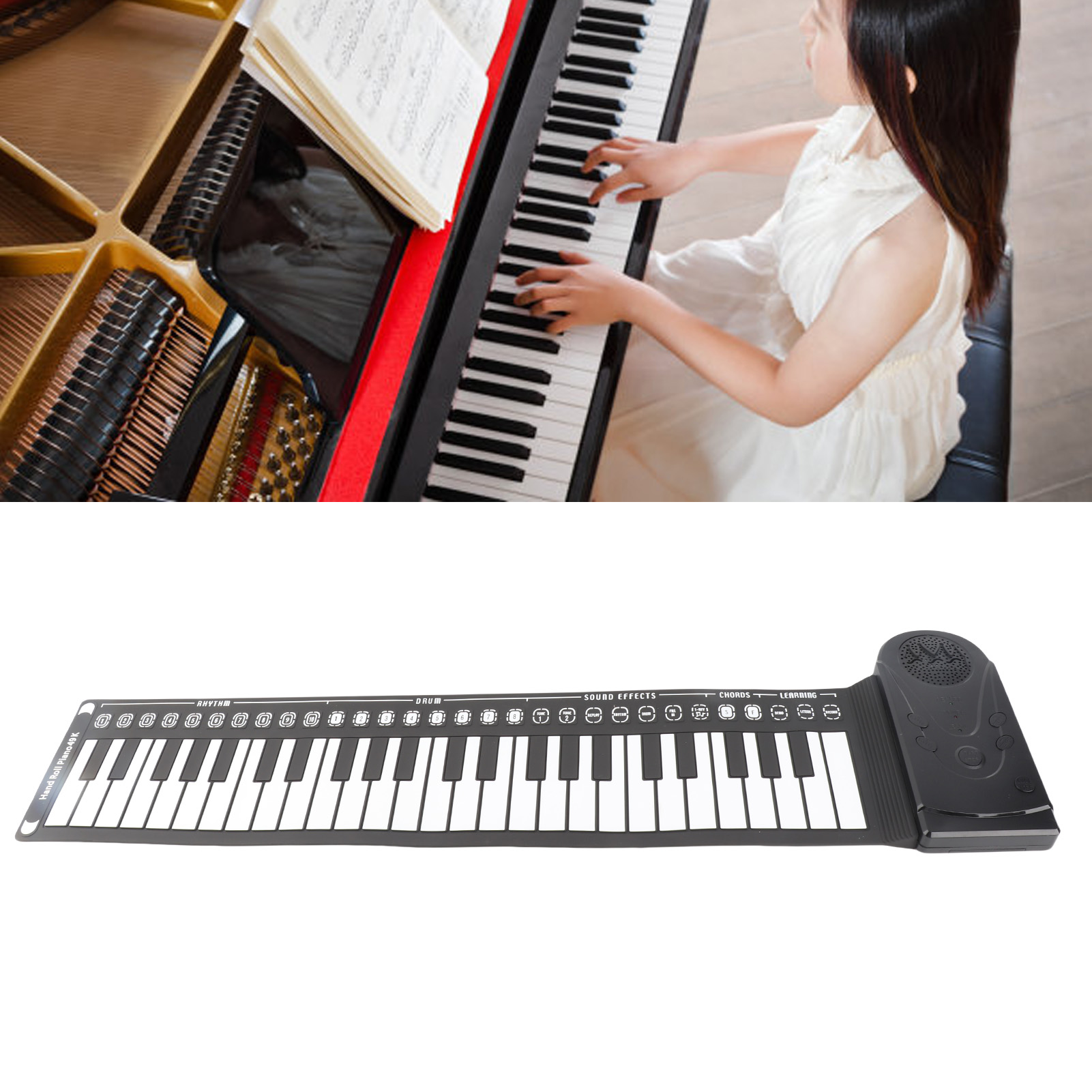 Đàn Piano cầm tay 49 phím piano cuộn cho ngoài trời