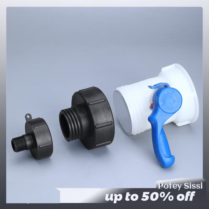 Potey IBC Adapter s100xs60 để DN100 giảm S60 IBC Tank connector Adapter ton Thùng phụ kiện van Adapter