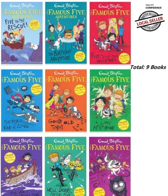 [E14] Famous 5 Collection by Enid Blyton***9 Books***