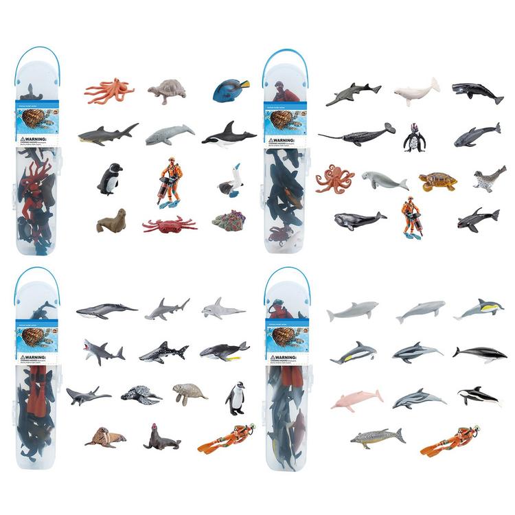 Marine Animal ModelsSea Animals Figures Ocean Toys Ocean Creatures Models Figurine Education Cognitive Toy for Girls and Boys noble