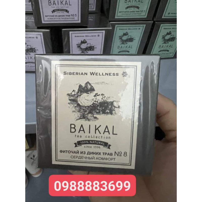 Trà tim mạch N8 siberian Trà thảo mộc Baikal tea collection. Herbal tea №8