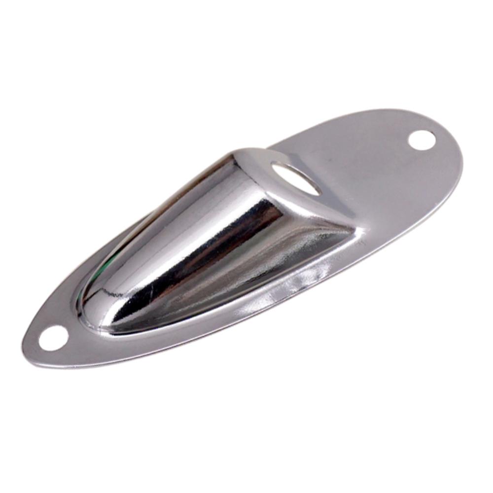 2pcs thuyền hình Mobin đàn guitar đầu ra đầu vào Chrome đĩa giắc cắm cắm bộ phận ổ cắm