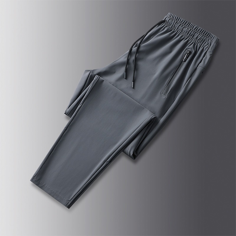 Sports Trousers for Men and Women Ice Silk Fabric Elastic Thin Cool Summer Breathable Quick Dry Anh Duy Shop Jg108 - 5
