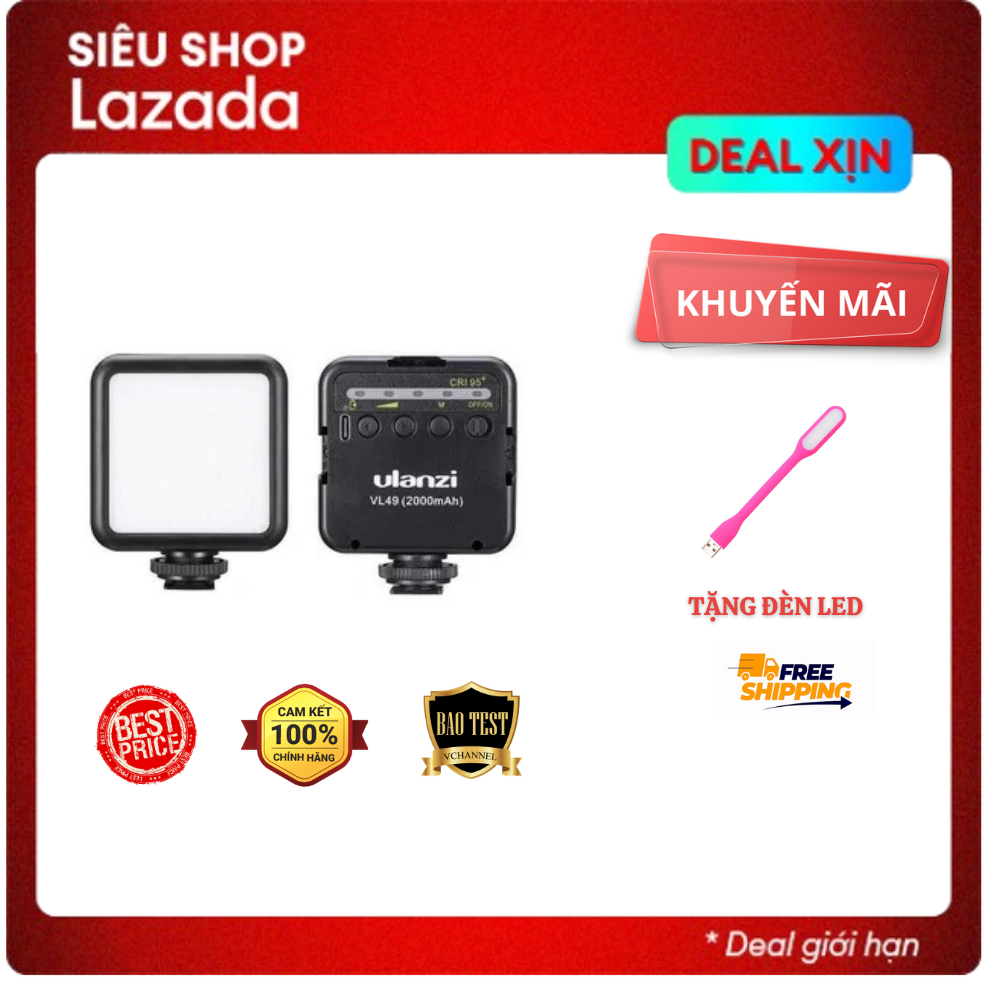 Đèn ulanzi vl49 mini led video light -