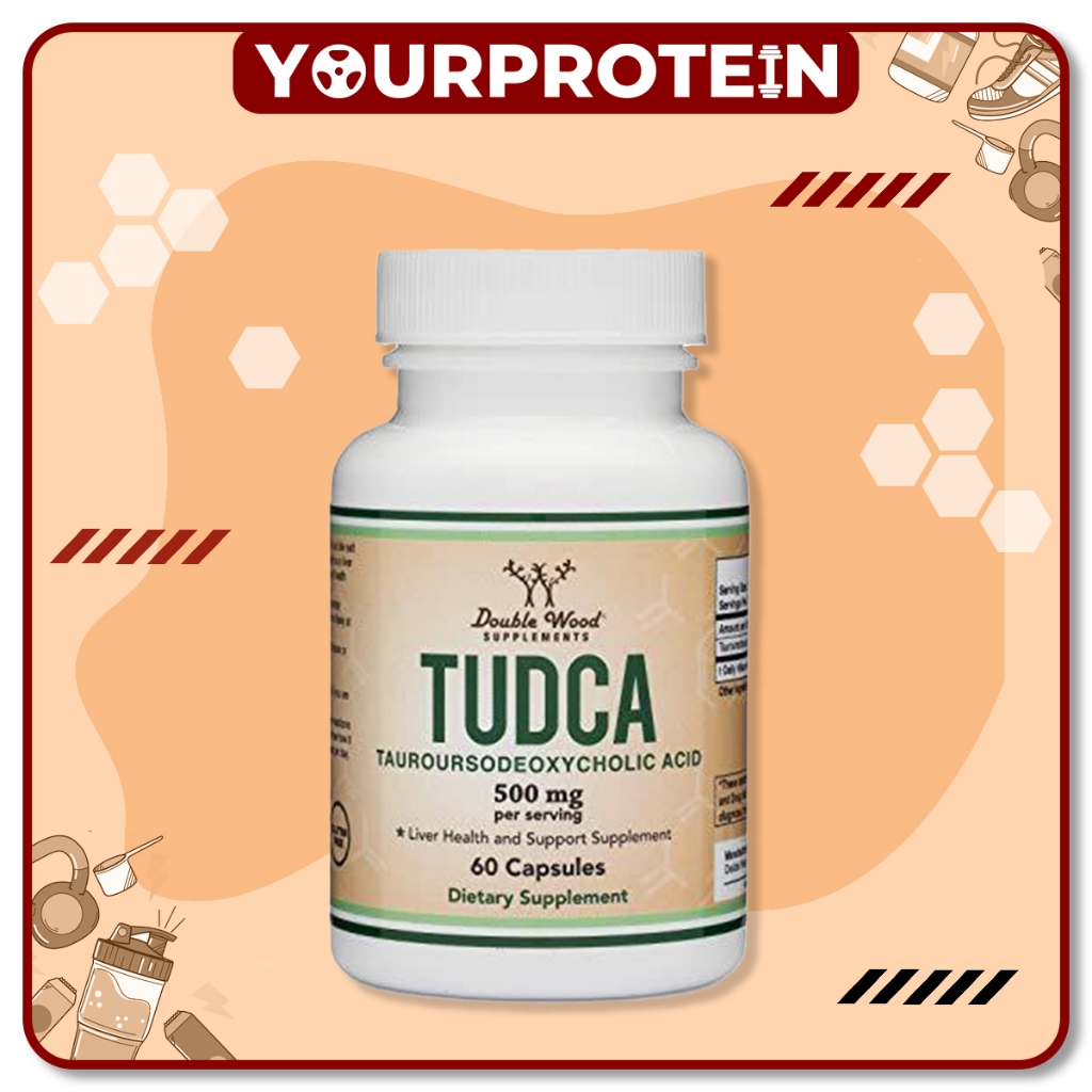 Double Wood - TUDCA 500MG - 60 CAPSULES - Hỗ Trợ Giải Độc Bảo Vệ Gan