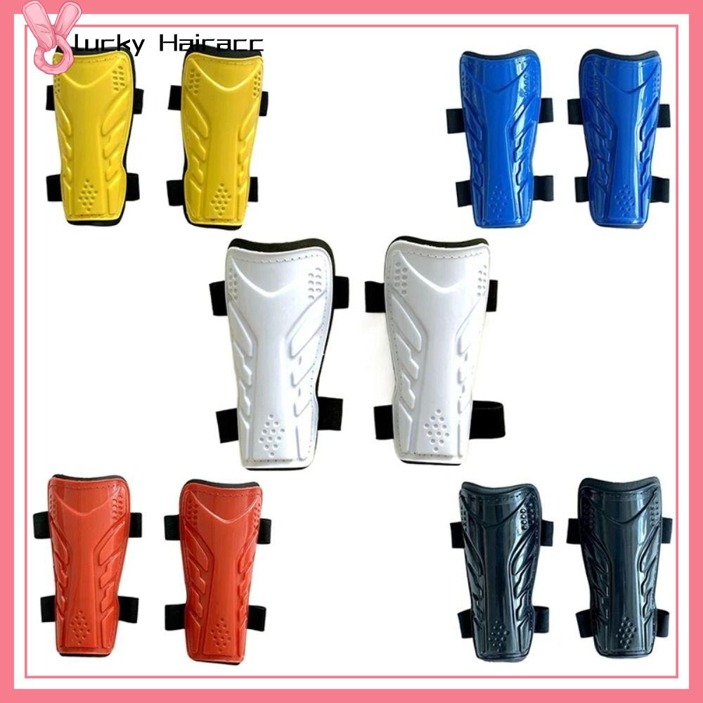 LUCKY HAIRACC Nhựa Đồ giữ ống chân bóng đá 5 màu Thoáng khí Bọc đệm cẳng chân bóng đá Đồ thể thao Trẻ em