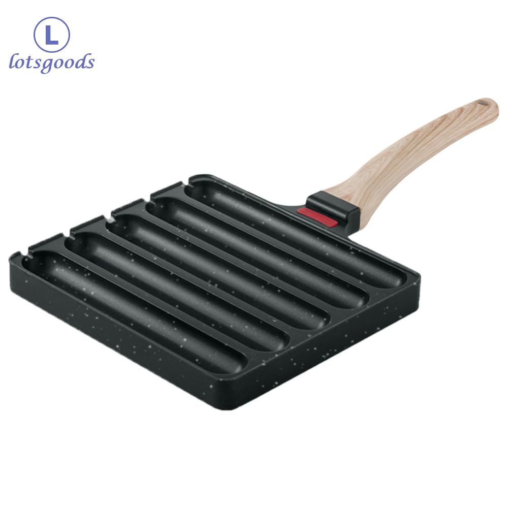 【Hàng mới】 5 lưới dụng cụ làm khuôn xúc xích cho chó Ngô Tự làm dụng cụ hấp nướng bánh cho bữa sáng nhà bếp ngoài trời
