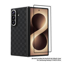 Benks Grand Combo ArmorGrid ArmorAir for Samsung Z Fold 8 Ultra Black Case Front Frame Built with Kevlar Hinge Protection Screen Protector Slim Light Hard Casing