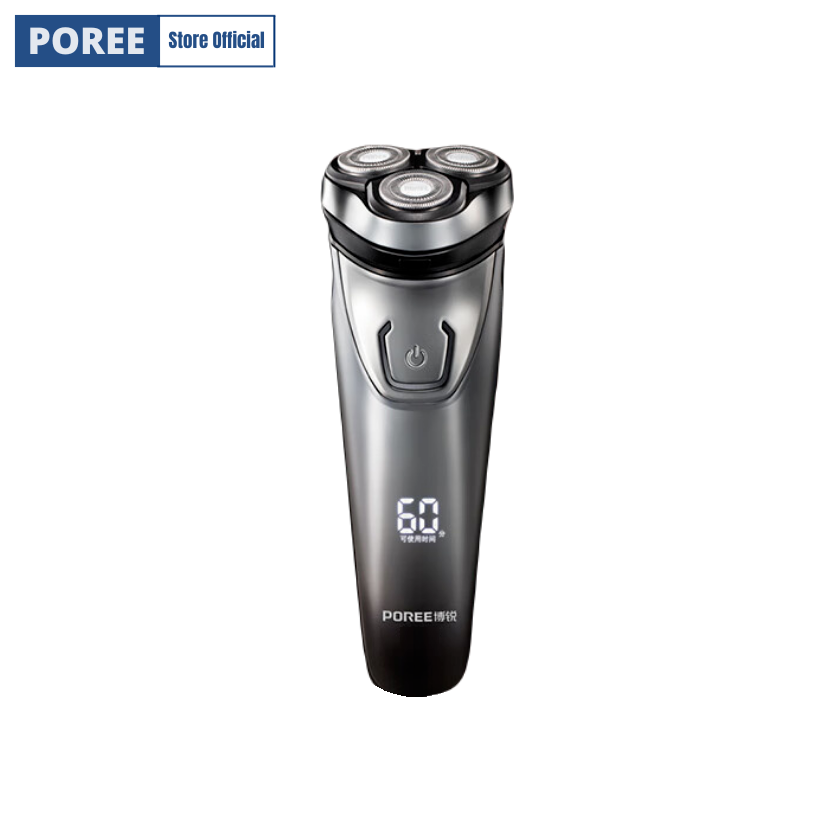 Mới 2023 Máy Cạo Râu Nam Lưỡi Dao 3 Đầu 4D Cạo Khô và Ướt Đa Năng Thông Minh IPX67 Chống Nước Cao Cấp - Hàng Chính Hãng Poree PS163VN - Flyco Sản phẩm có thể cạo lông chân tay, bikini, nách, triệt vùng kín toàn thân đa năng nữ