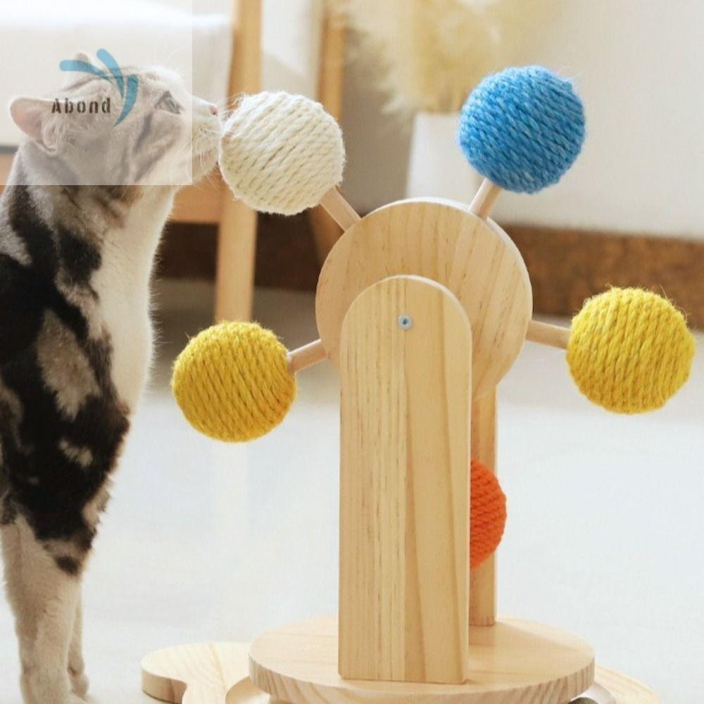 ABOND Bền bỉ Đồ chơi mèo vòng quay Có thể tháo rời Bàn xoay Đồ chơi cào móng cho mèo Dễ dàng cài đặt Chống mài mòn Đồ chơi tương tác cho mèo Chơi đùa Giá 301,836 Đồng*Miễn phí vận chuyển