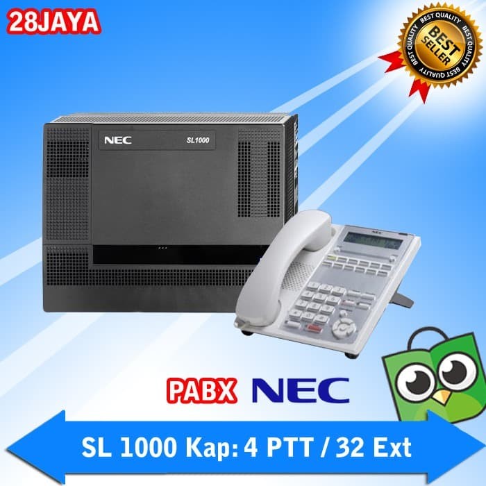 PABX NEC SL1000 : KAP 4 PTT / 32 EXT + OPERATOR 12TXH- Shelishop13 Harga  28,611,000 Ringgit*Penghantaran Percuma