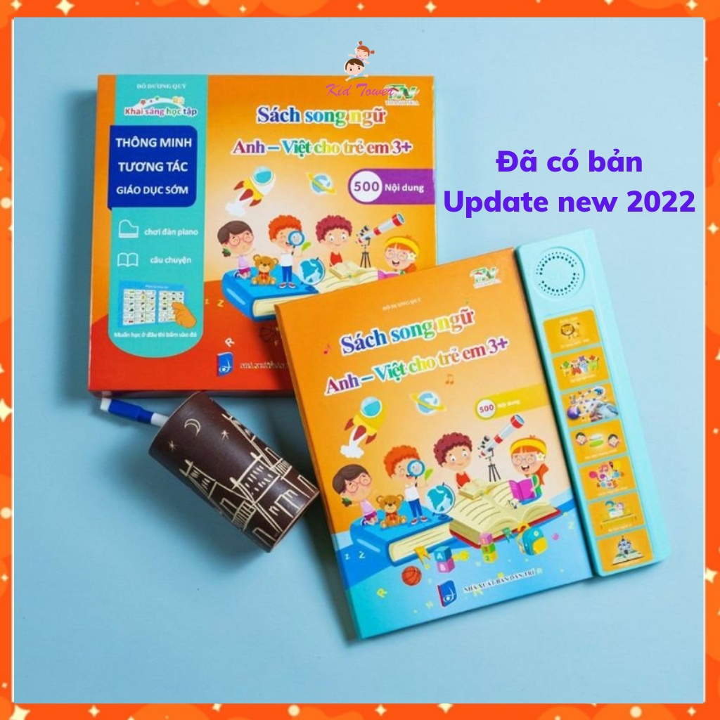 Sách điện tử song ngữ cho bé sách nói Anh Việt giúp bé học tập tốt hơn
