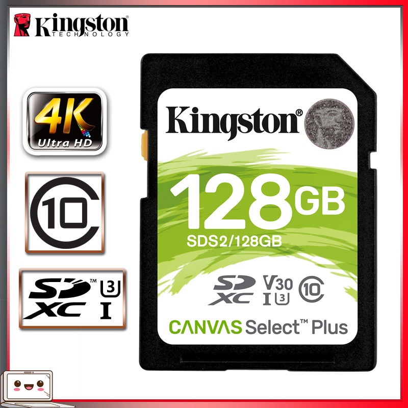 Kingston thẻ SD 128GB Bộ nhớ Thẻ SDXC thẻ kỹ thuật số Class 10 cartao de