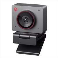 (LAA1) OBSBOT Meet 2 4K AI Webcam Beauty Camera 1/2Inch Sensor AI Framing & Autofocus for Live Streaming Video Conferencing Grey