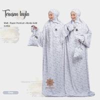 Wearmoura Mukena Terusan Layla Jumbo Rayon Premium Renda Lembut Adem Nyaman