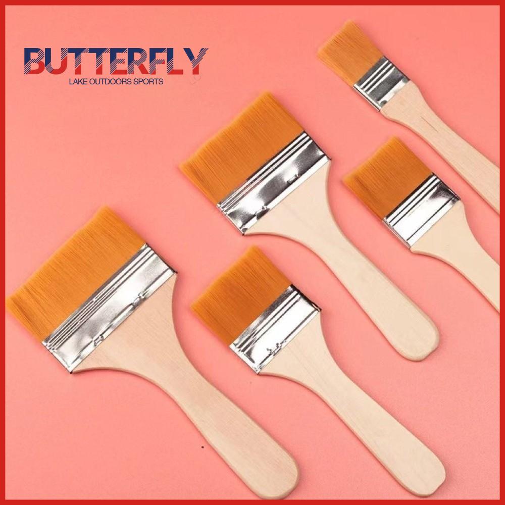 BUTTERFLY LAKE SPORTS Vẽ tranh màu nước Cọ vẽ tóc Đa chức năng Thực tế Cọ Sơn Dầu Tay cầm gỗ Bàn ch
