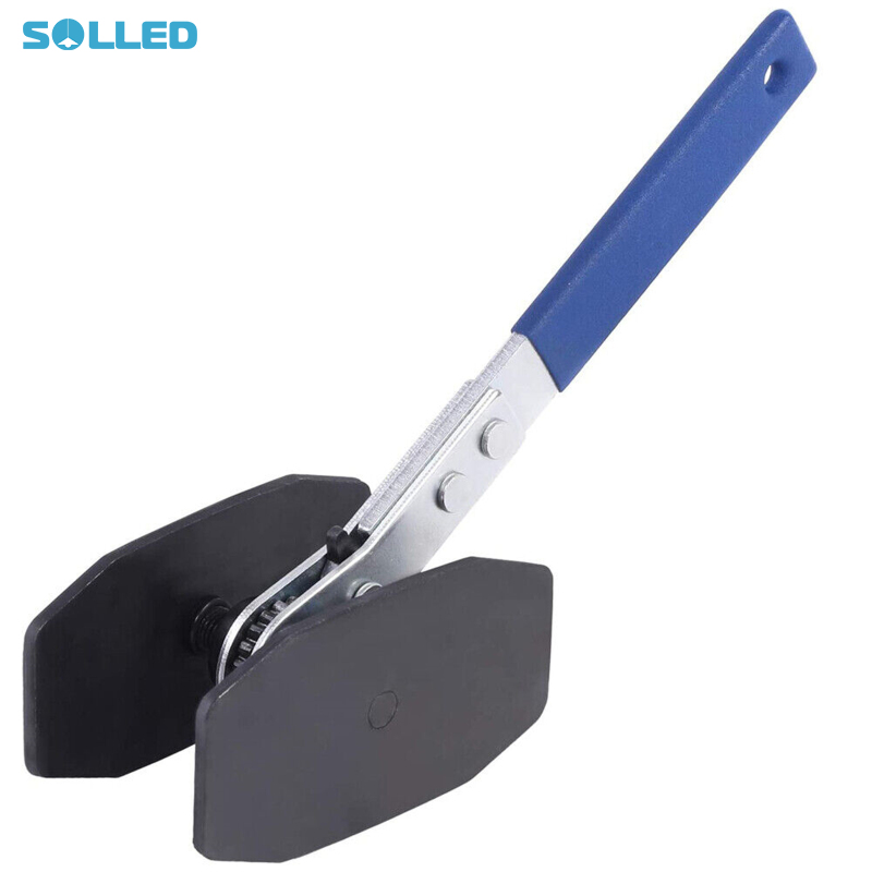 Ratcheting Brake Caliper Tool, Brake Caliper Tool With Hardened Reset Plate, Buffer Handle, 360 ° Ratchet Swing Carbon Steel Car Brake Caliper