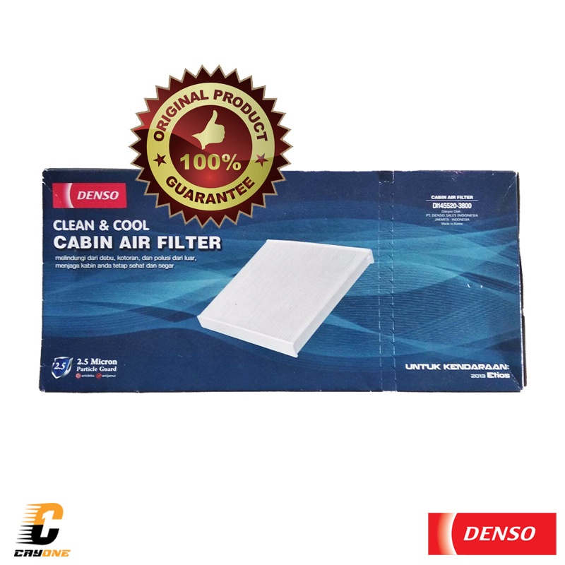 DENSO Filter Udara Cabin AC Toyota ETIOS VALCO LIVA 145520-3800 Harga 60,881 rupiah*Gratis Ongkir