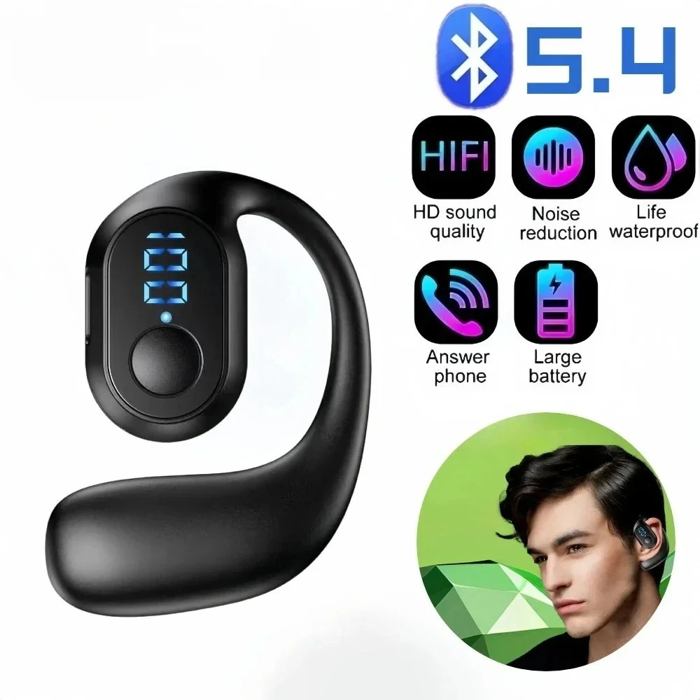 ♥Giới Hạn Miễn phí vận chuyển♥New ky2 Pro Tai nghe không dây dẫn không khí ows headphone Hifi Ear-Hook âm nhạc thể thao Tai nghe khử tiếng ồn cho tất cả điện thoại thông minh