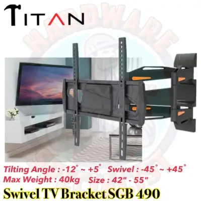 Titan SGB 490 Swivel Double Arm TV Bracket / TV Mounting