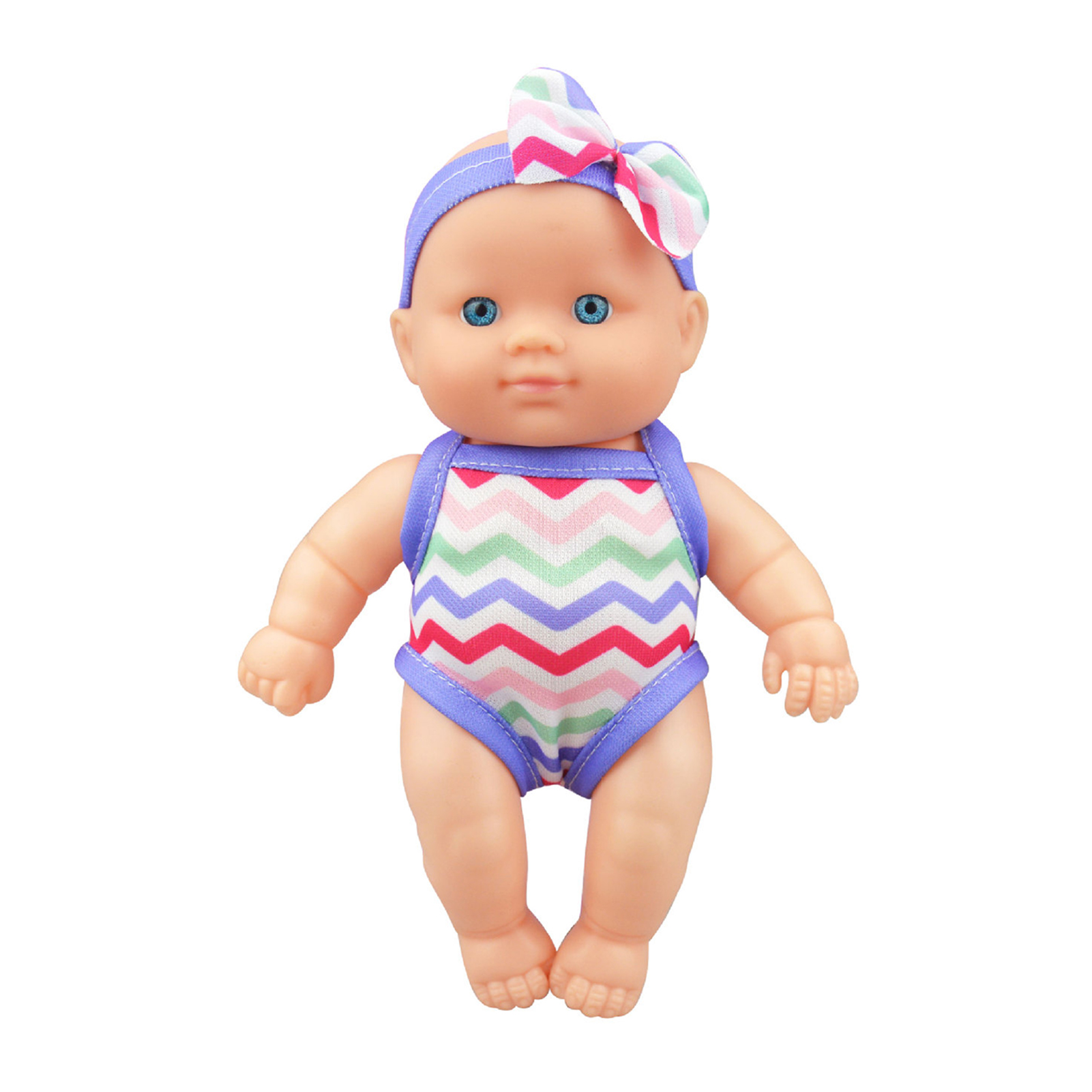 microgood Swimmer Baby Doll Waterproof Simulation Swimming Doll with Movable Joints Removable Swimsuit Non-Toxic Baby Doll for Kids Pool Bath Time ราคา 131 บาท*ส่งฟรี