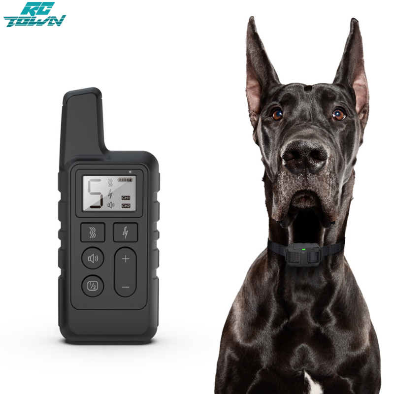 Dog Training Collar Electric Shock Vibration Sound Anti