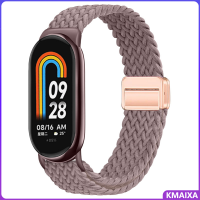 Loop Nylon Strap for Xiaomi Band 10 9 8 Adjustable Buckle Mi Band 9 Bracelet Weave Wristband for Mi Band 8 9 10 Accessories