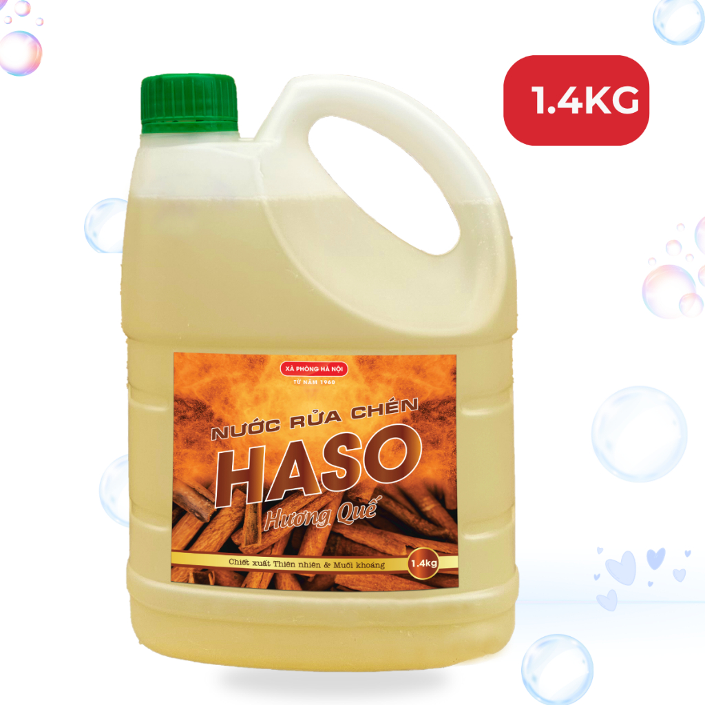 Nước Rửa Chén Bát HASOCO Hương Quế Thiên Nhiên – Khử Mùi Tanh, Bảo Vệ Da Tay Mềm Mại, Mùi Thơm Lâu - 4