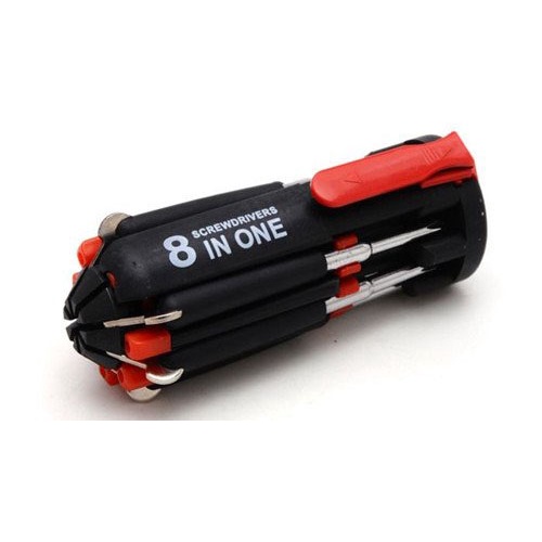 Bộ vặn ốc vít đa năng 8 in 1 có đèn pin