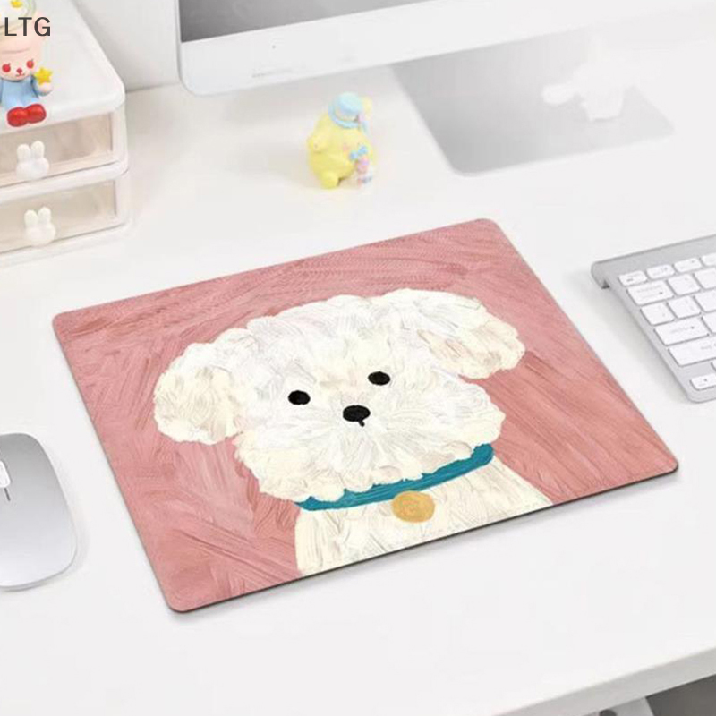 LTG Dễ thương con chó con chuột Pad chống trượt cao su tự nhiên lockedge Mousepad phim hoạt hình con chó văn phòng nhà máy tính xách tay máy tính xách tay nhỏ Chuột Mat Giá 41,655 Đồng*Miễn phí vận chuyển