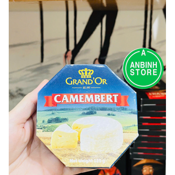 Date 04/27 Phô mai Camembert Grand’Or 125g - Unilac Grand’Or Camembert Cheese 125g