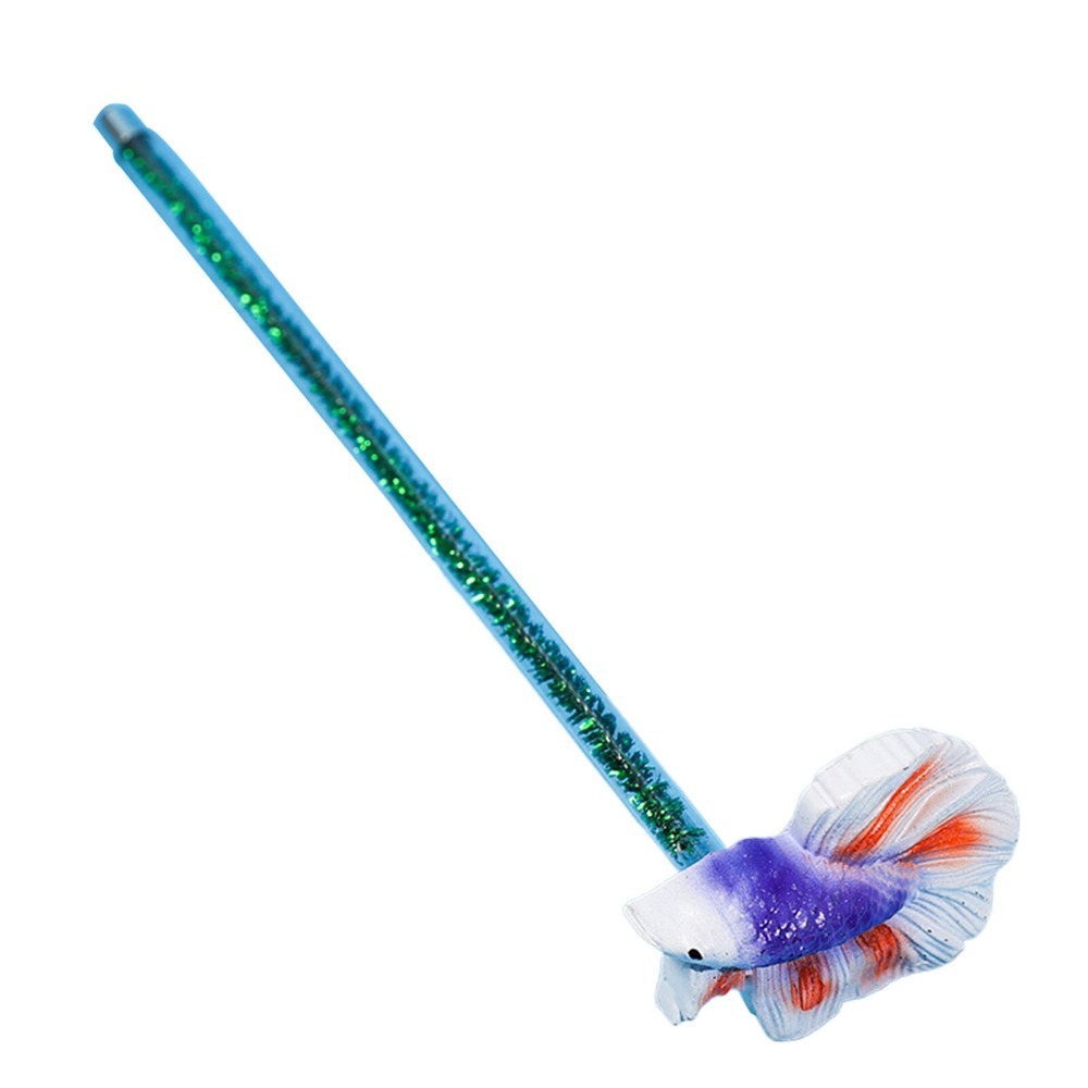 LETIGO Đồ chơi Que Betta mô phỏng Tương tác Nhựa Đồ chơi Đũa tập Betta Hoạt động Bể cá đồ chơi Gậy huấn luyện cá Phụ kiện bể cá - 2